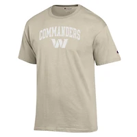 Men's Champion Oatmeal Washington Commanders Jersey T-Shirt