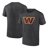 Men's  Charcoal Washington Commanders Primary Logo T-Shirt