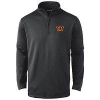 Men's Dunbrooke Black Washington Commanders All-Star Tech Quarter-Zip Top