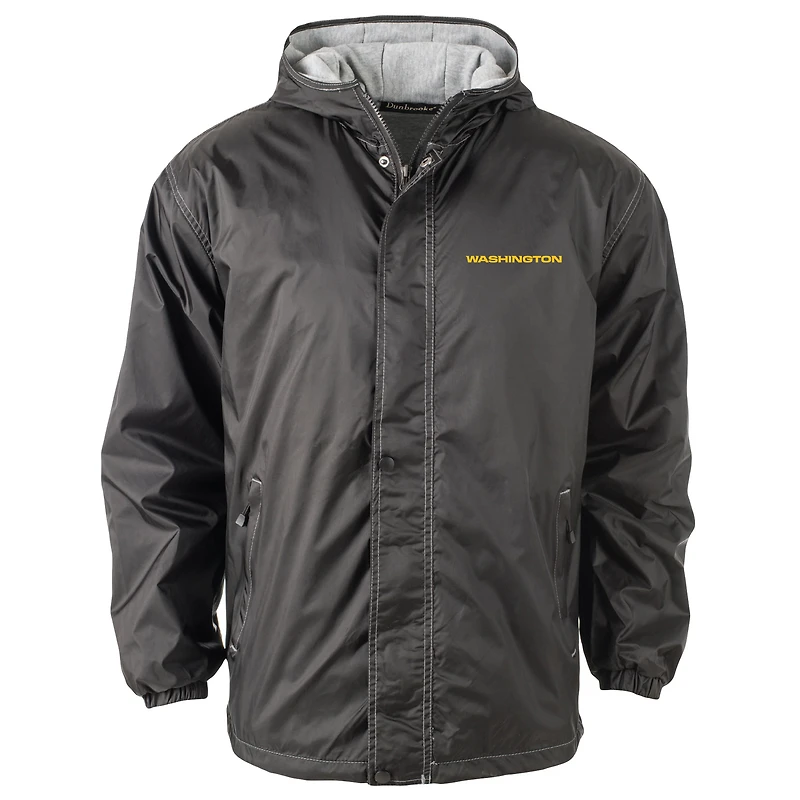 Dunbrooke Black Washington Commanders Big & Tall Legacy Stadium Veste entièrement zippée pour homme