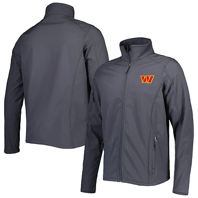 Men's Dunbrooke Charcoal Washington Commanders Sonoma Softshell Full-Zip Jacket