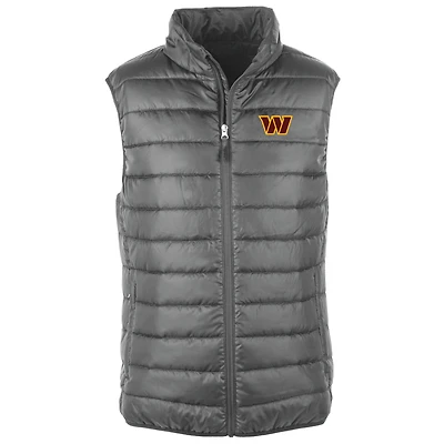 Gilet matelassé entièrement zippé Dunbrooke Graphite Washington Commanders Alberta pour homme