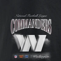 Men's Fanatics  Black Washington Commanders Back Logo Fleece Hoodie