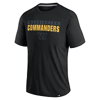 T-shirt noir Washington Commanders Defender Blackout pour homme