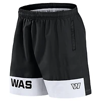 Short noir Fanatics Washington Commanders Elements pour hommes