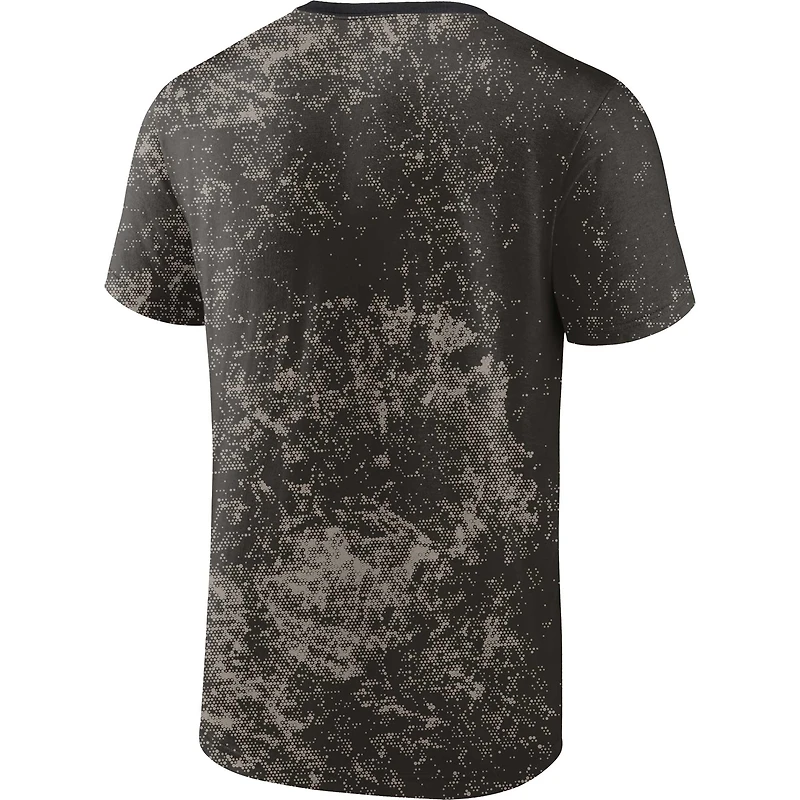 T-shirt noir Shadow Fanatics pour hommes, Washington Commanders