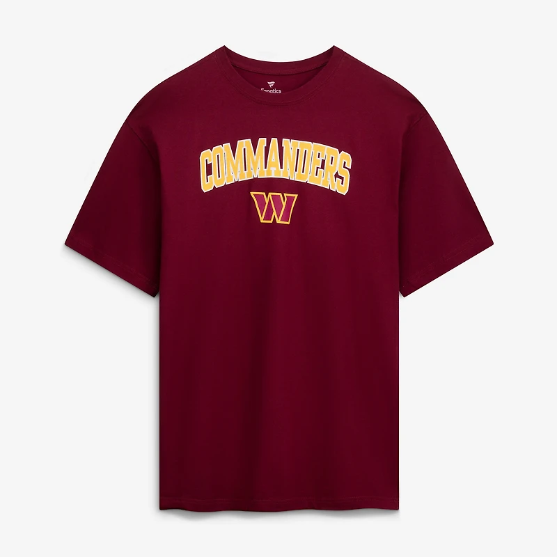 Men's Fanatics Burgundy Washington Commanders Big & Tall Arch Logo T-Shirt
