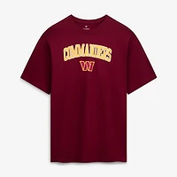 Men's Fanatics Burgundy Washington Commanders Big & Tall Arch Logo T-Shirt