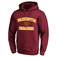 Men's Fanatics  Burgundy Washington Commanders Big & Tall Heart Soul Hoodie