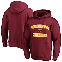 Sweat à capuche Fanatics bordeaux Washington Commanders pour homme, grandes tailles, Heart & Soul
