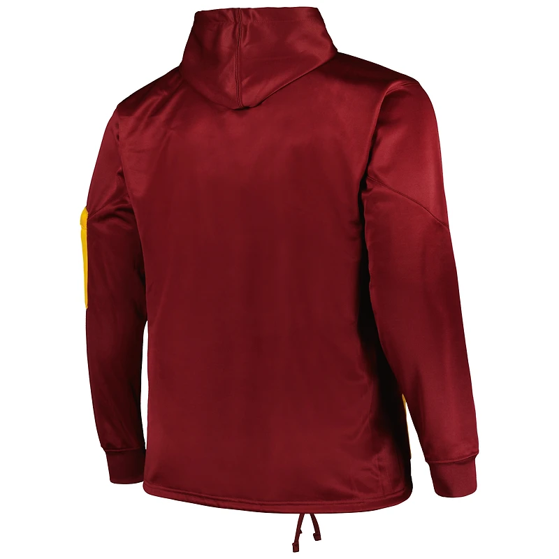 Men's Fanatics  Burgundy Washington Commanders Big & Tall Pullover Hoodie