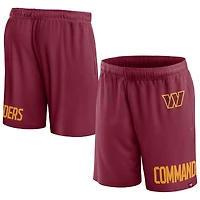 Fanatics pour hommes Bordeaux Washington Commanders Clincher - Short