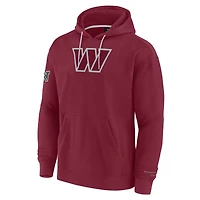 Sweat à capuche bordeaux Fanatics Washington Commanders Elements Pace pour homme