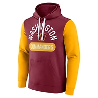 Men's Fanatics Burgundy Washington Commanders Extra Point Pullover Hoodie