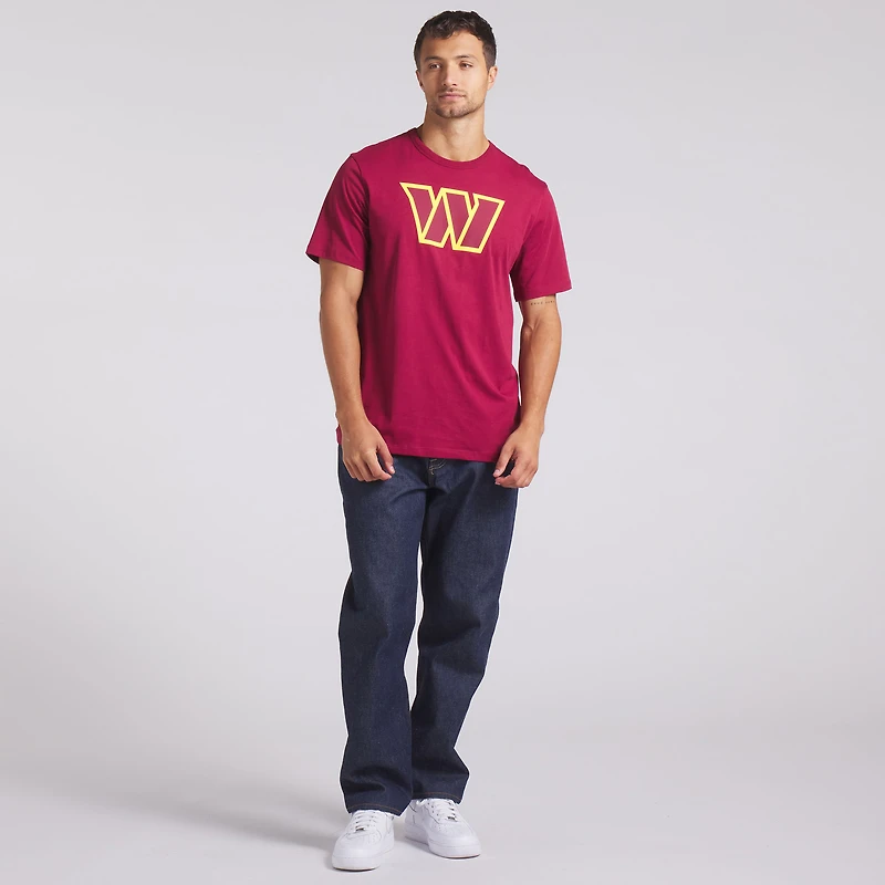 T-shirt Fanatics bordeaux pour homme, motif Field Goal Legacy des Washington Commanders
