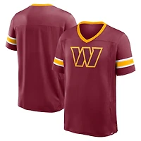 Men's Fanatics Burgundy Washington Commanders Hometown Premium Hashmark V-Neck T-Shirt