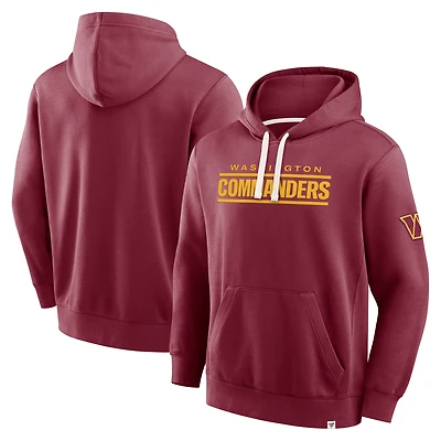 Sweat à capuche bordeaux Fanatics pour homme, Washington Commanders New Horizons Heritage