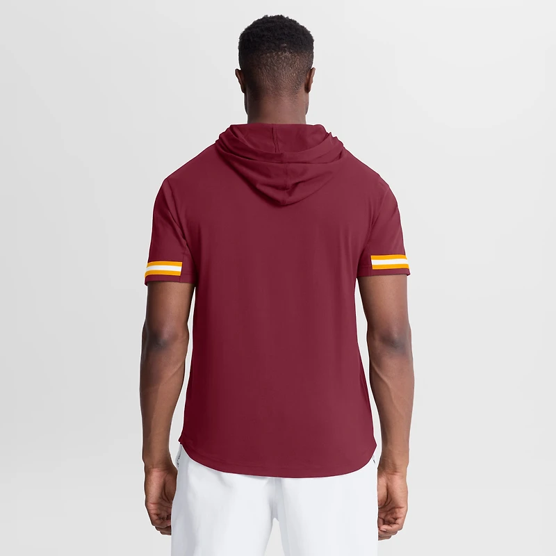 T-shirt à capuche manches courtes Fanatics bordeaux Washington Commanders Optimal Play pour homme