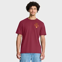 T-shirt bordeaux Fanatics pour homme, motif Washington Commanders, avec poche passe-partout