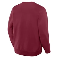 Men's Fanatics Burgundy Washington Commanders Powerful Throw Legacy Pullover Sweatshirt