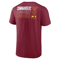 Men's Fanatics Burgundy Washington Commanders Repeat Stats T-Shirt