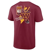 T-shirt Fanatics bordeaux Washington Commanders Split Zone pour hommes