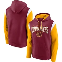Men's Fanatics Burgundy Washington Commanders Trench Battle Pullover Hoodie