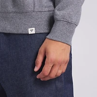 Men's Fanatics  Heather Gray Washington Commanders Loop Terry Pullover Sweatshirt