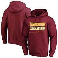 Sweat à capuche polaire marron Fanatics pour hommes Washington Commanders Big & Tall