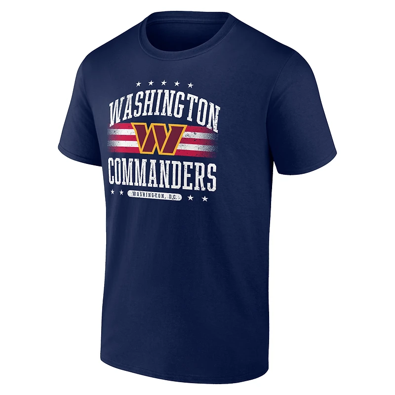 T-shirt Americana Fanatics Navy Washington Commanders pour hommes