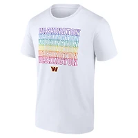 Men's Fanatics White Washington Commanders City Pride Team T-Shirt