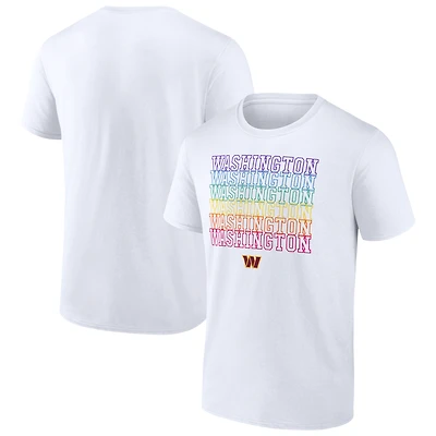 Men's Fanatics White Washington Commanders City Pride Team T-Shirt