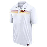 Polo blanc Interlock Fanatics pour hommes Washington Commanders Victory For Us