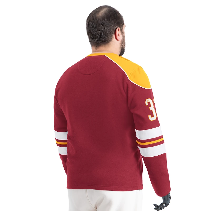 Men's G-III Sports by Carl Banks Burgundy Washington Commanders Adaptive Lord Stanley Crewneck Sweatshirt