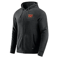 Men's J. Palmer Dark Heather Gray Washington Commanders Players Lounge Tri-Blend Full-Zip Hoodie