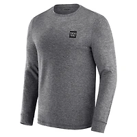 Men's J. Palmer Heather Black Washington Commanders Four Down Long Sleeve T-Shirt