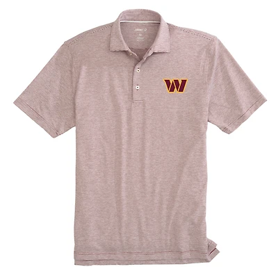 Men's johnnie-O Burgundy Washington Commanders Lyndon Performance Polo