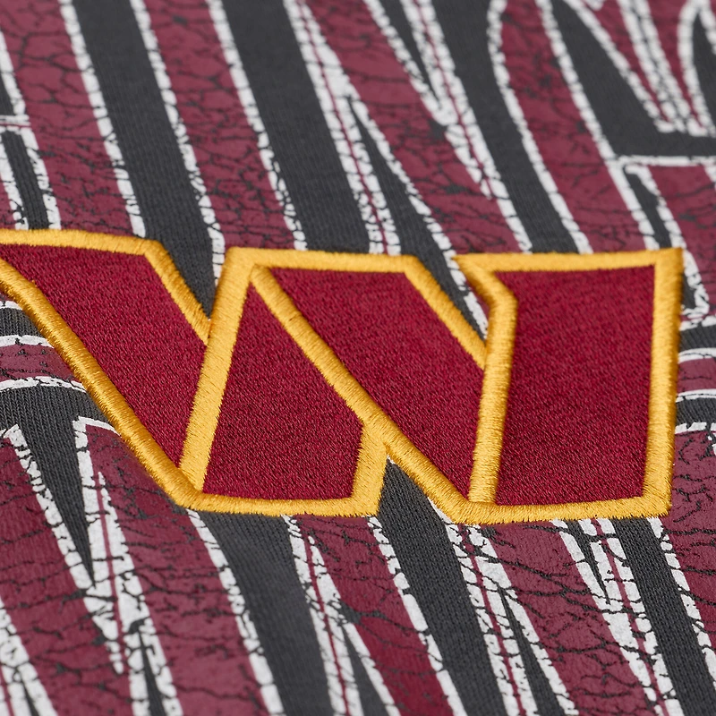 Sweat-shirt en molleton noir Mitchell & Ness Washington Commanders Downtown Collection pour homme