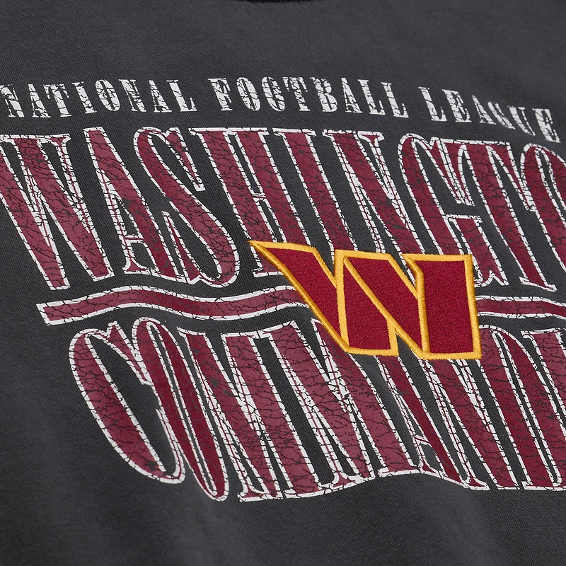 Men's Mitchell & Ness Black Washington Commanders Downtown Collection Fleece Sweatshirt