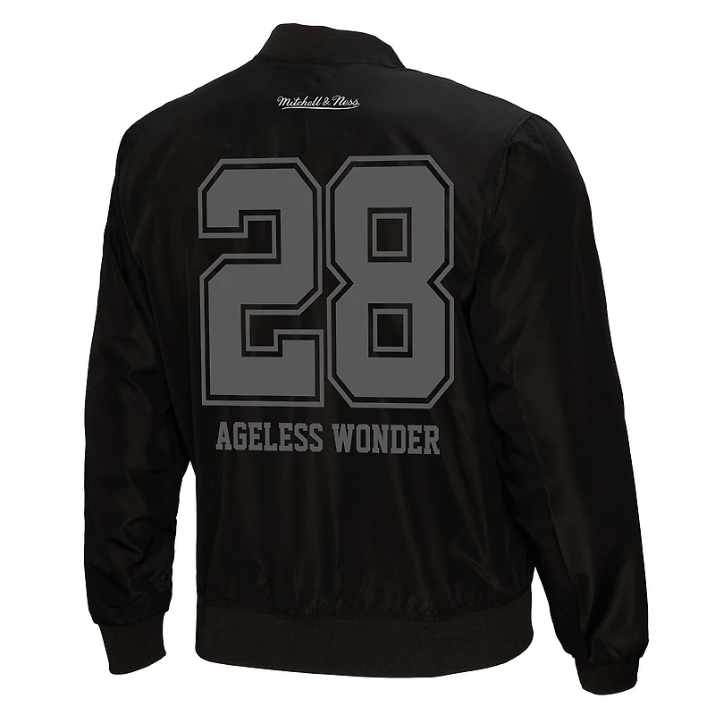 Veste zippée intégrale pour homme Mitchell & Ness Darrell Green Black Washington Commanders Ageless Wonder