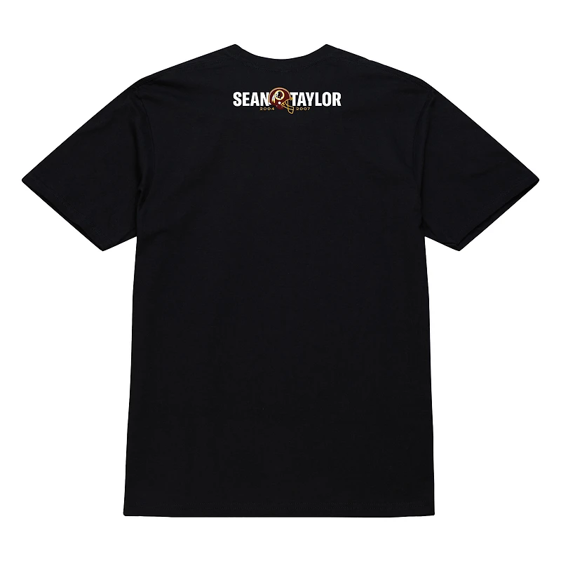 Men's Mitchell & Ness Sean Taylor Black Washington Commanders Graphic T-Shirt