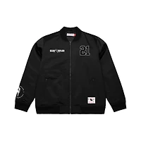 Veste aviateur entièrement zippée pour homme Mitchell & Ness Sean Taylor avec nom et numéro Washington Commanders noir