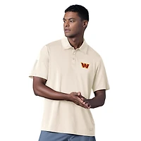Men's MSX by Michael Strahan Cream Washington Commanders Tournament Polo