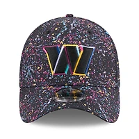 Men's New Era  Black Washington Commanders 2025 NFL Crucial Catch 39THIRTY Flex Hat