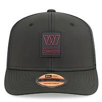 Men's New Era Black Washington Commanders 2025 Sideline  9SEVENTY Trucker Adjustable Hat