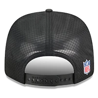 Men's New Era Black Washington Commanders 2025 Sideline  9SEVENTY Trucker Adjustable Hat