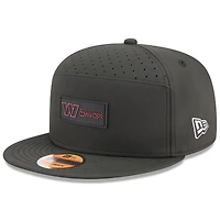 Men's New Era Black Washington Commanders 2025 Sideline  Split Panel 9FIFTY Snapback Hat