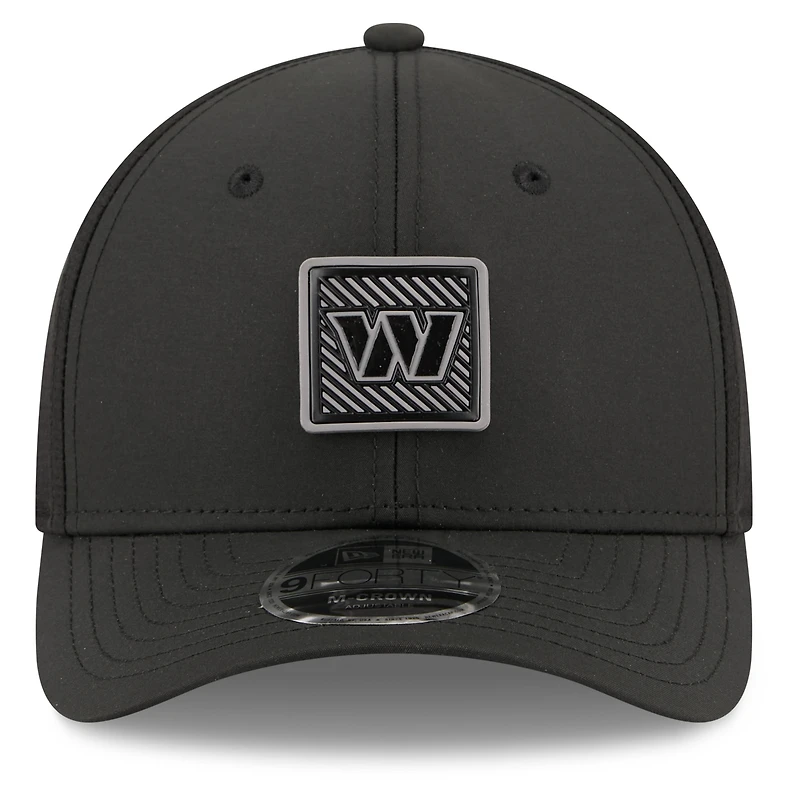 Men's New Era Black Washington Commanders 2026 NFL Training Camp 9FORTY Adjustable Hat