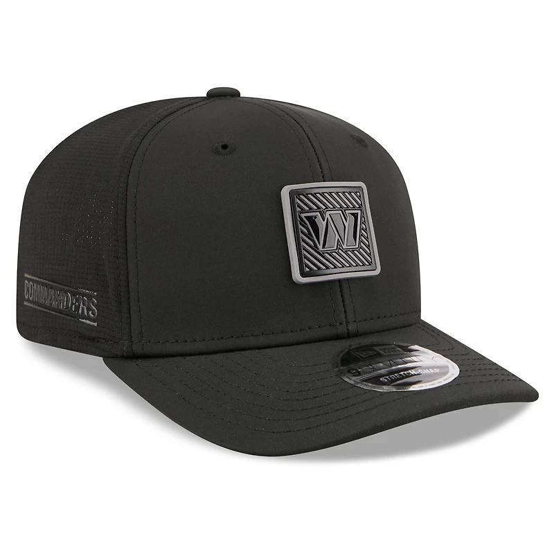 Casquette ajustable New Era noire Washington Commanders 2026 NFL Training Camp 9SEVENTY pour homme