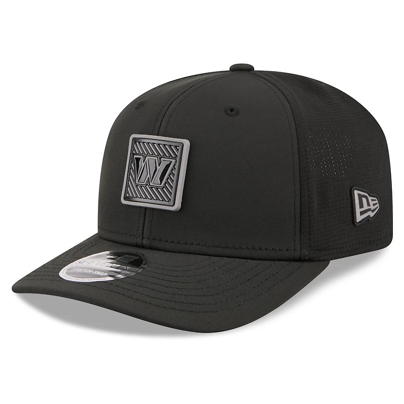 Casquette ajustable New Era noire Washington Commanders 2026 NFL Training Camp 9SEVENTY pour homme